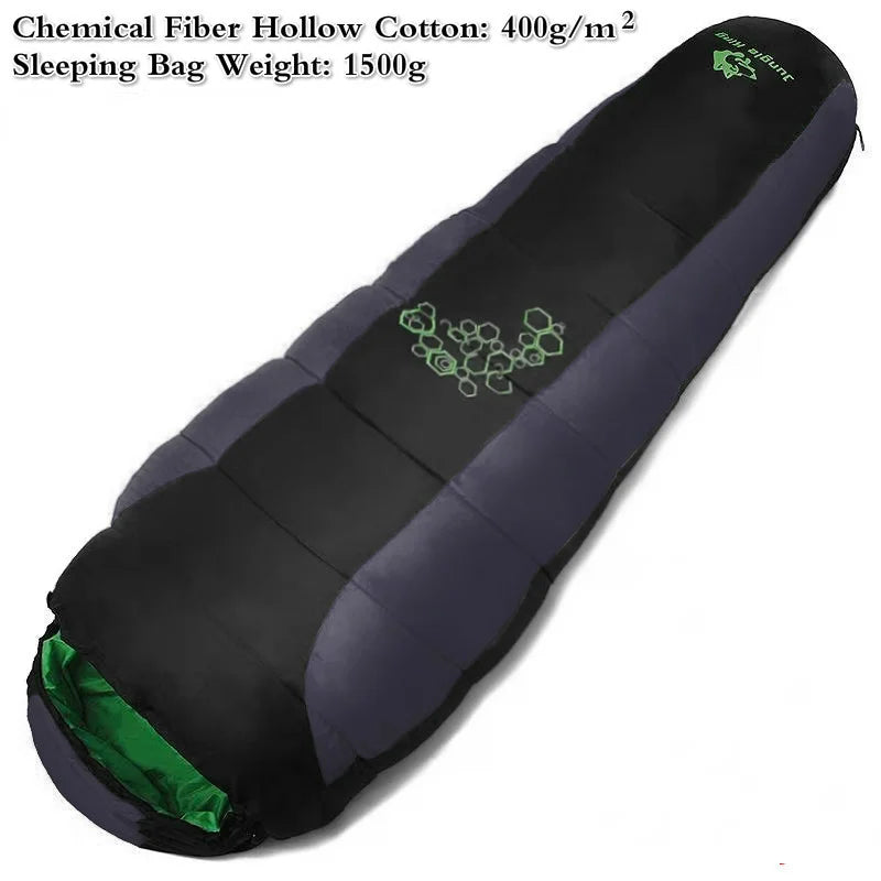 Thermal Cotton Sleeping Bag – Four-Hole Thickened Design for Winter Camping