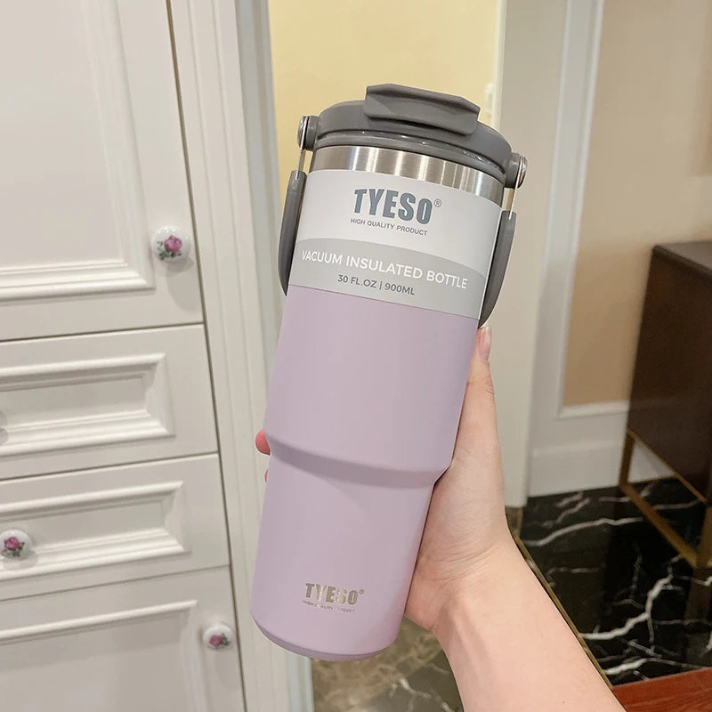 Stainless Steel Insulated Tumbler – 900ml Double-Wall Cup for Travel and Office