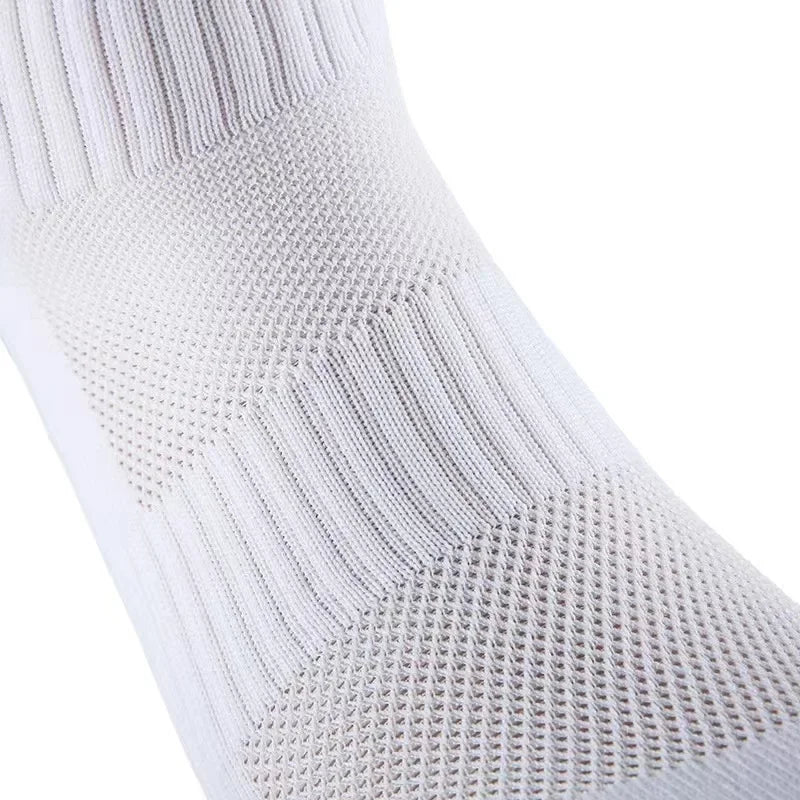 Non-Slip Silicone Grip Sports Socks – Mid-Calf Athletic Gear for Football Yoga