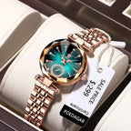 Elegant Stainless Steel Quartz Watch – Luxury Fashion Accessory for Women