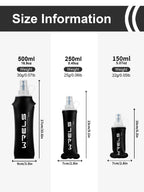TPU Soft Water Bottle – Foldable BPA Free Hydration Flask for Running Hiking