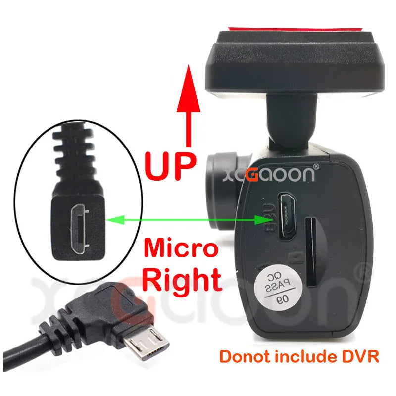 Dashcam Hardwire Kit – 12-24V USB Power Adapter for Parking Monitoring