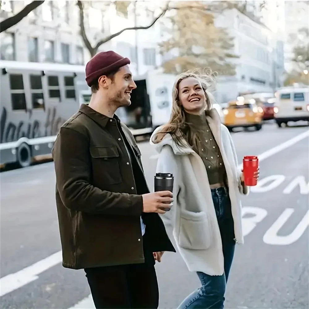 Stainless Steel Vacuum Insulated Mug – Leak-Proof Travel Cup for Outdoor Sports