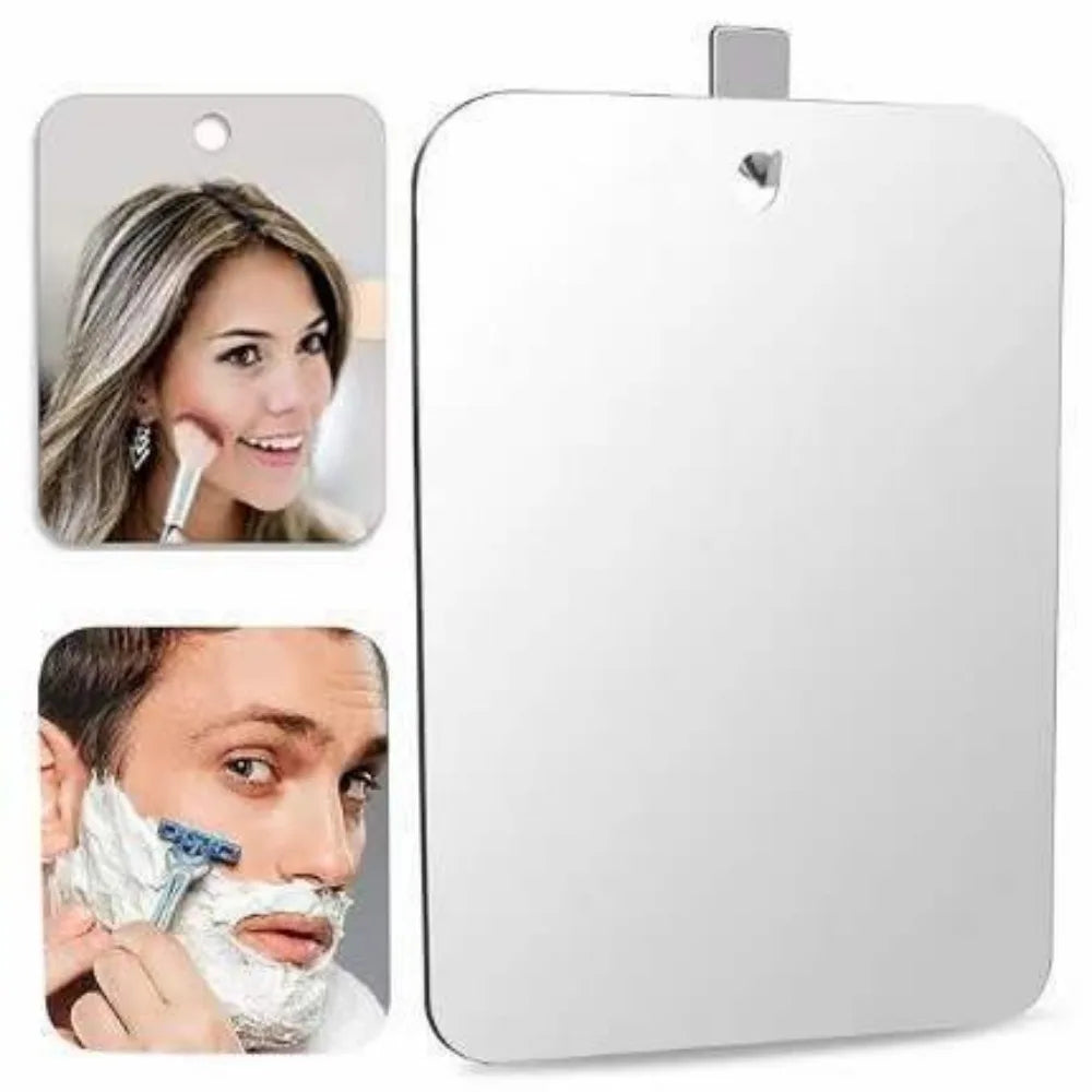 Acrylic Suction Shower Mirror – Portable Fogless Glass for Shaving and Makeup