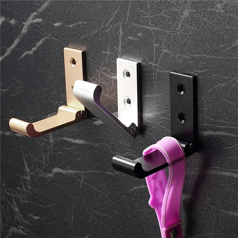Folding Wall Hooks – Rustproof Aluminum Alloy for Kitchen Bathroom Storage