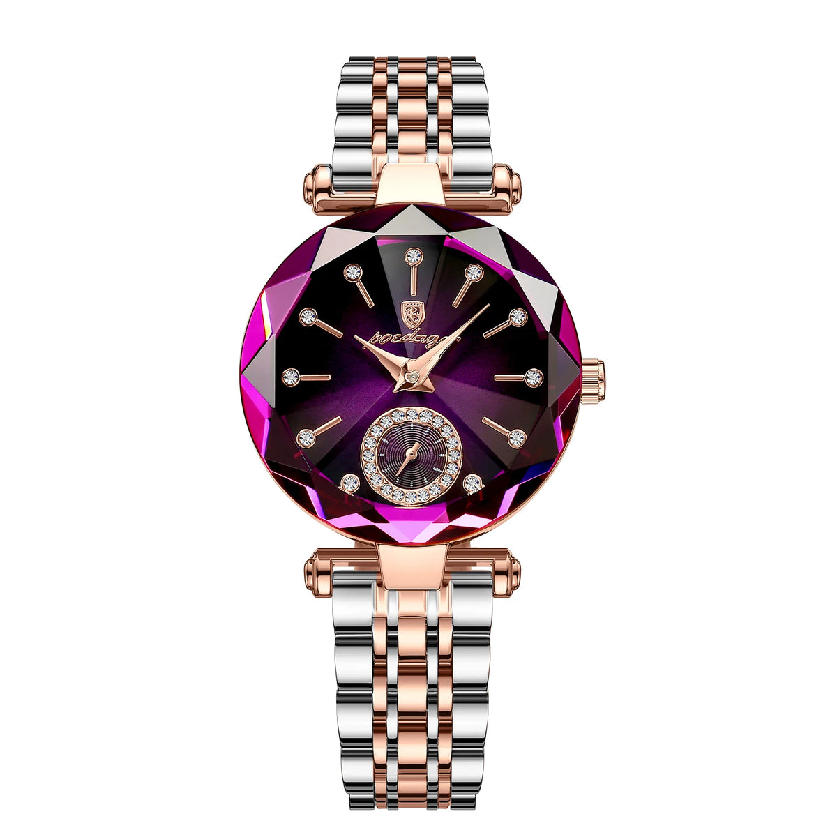 Elegant Stainless Steel Quartz Watch – Luxury Fashion Accessory for Women