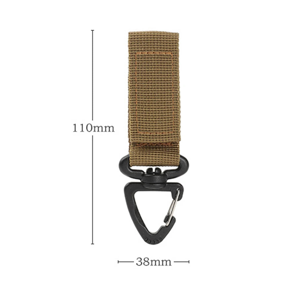 Molle Webbing Carabiner Clips – Gear Attachment for Outdoor Hiking Camping