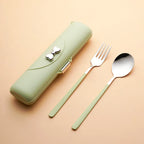 Stainless Steel Cutlery Set – Portable Flatware for Camping and Picnics