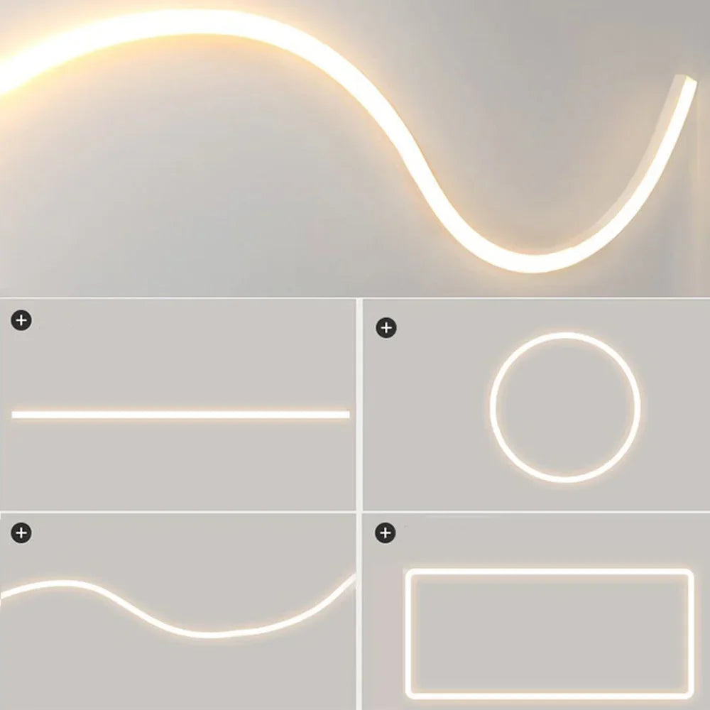Silicone LED Neon Channel – Flexible Waterproof Housing for COB Strip Lights
