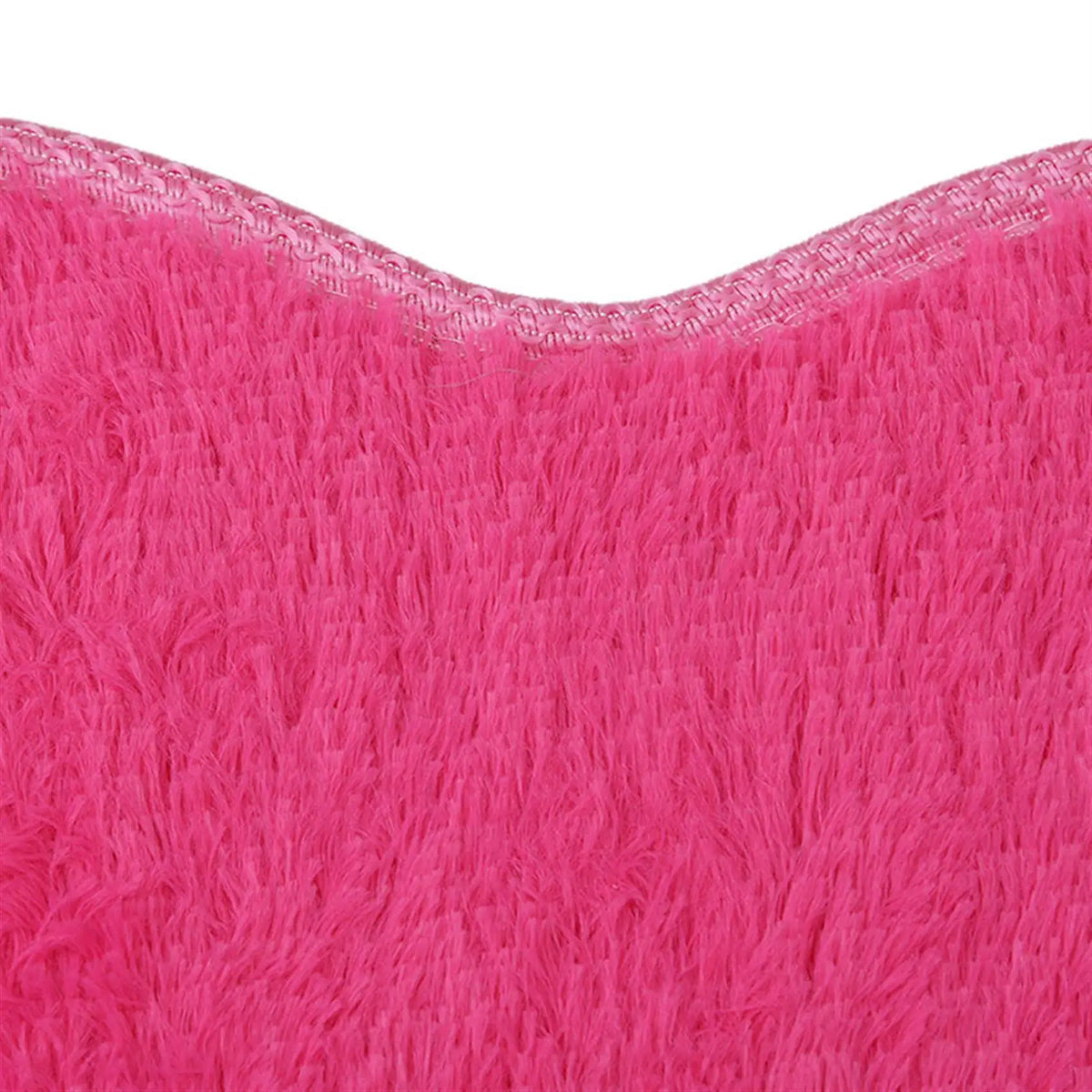 Faux Sheepskin Heart Rug – Large Fluffy Area Carpet for Bedroom Decor