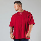 Cotton Gym T-Shirt – Short Sleeve for Men Workout Training Fitness
