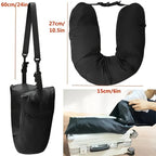 Memory Foam Travel Neck Pillow – Ergonomic Support for Airplane Flights