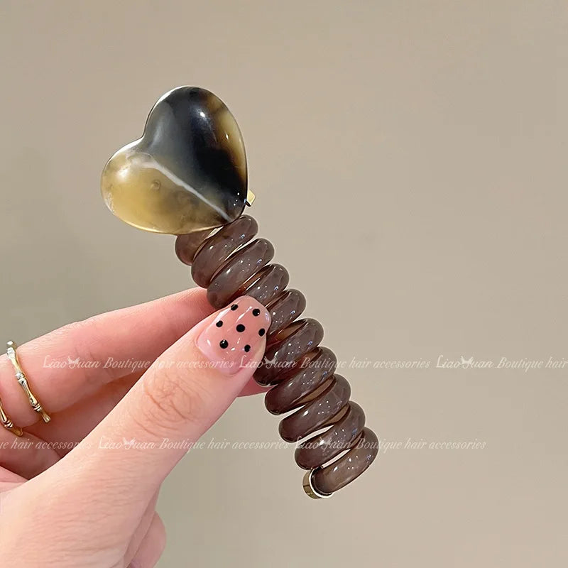Bubble Braid Headband – Phone Cord Hair Coil for Ponytail Styling