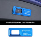 Tailgate Warning Sticker – Reflective Decal for Audi S-Line Trunk Access