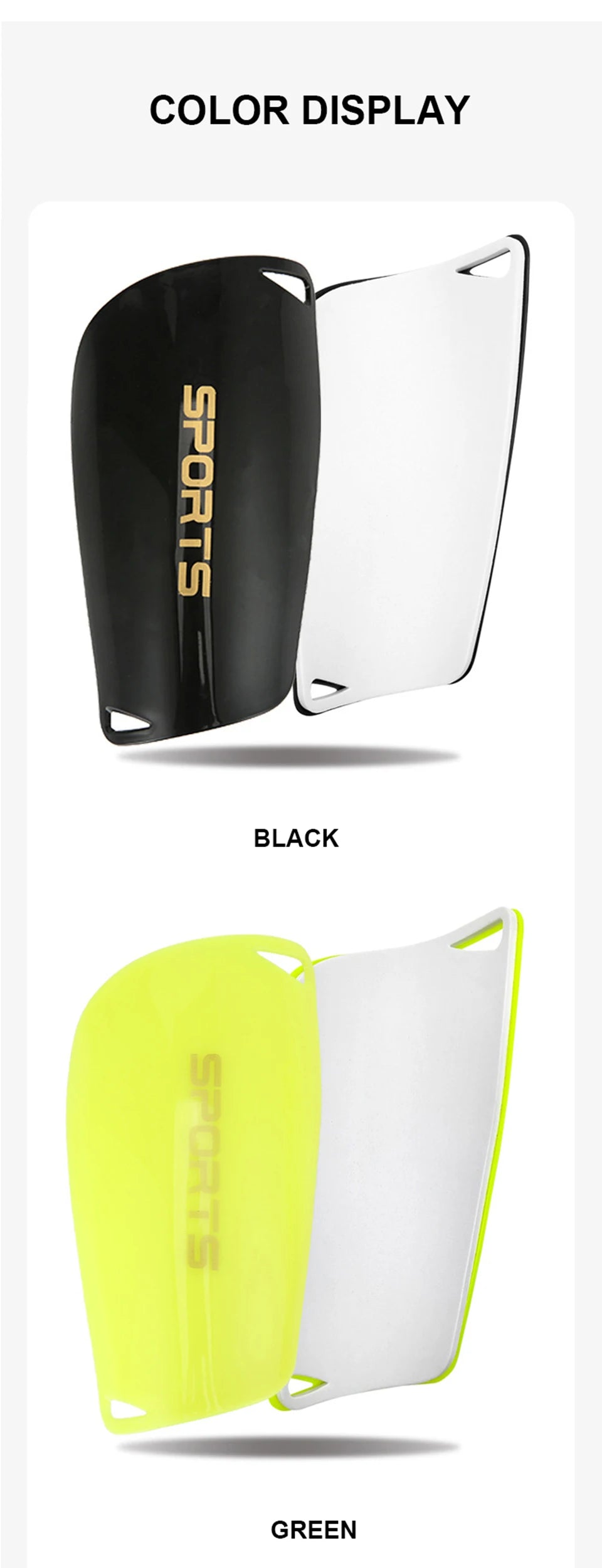 Soccer Shin Guard Socks – EVA Cushion Protection for Kids and Youth Sports