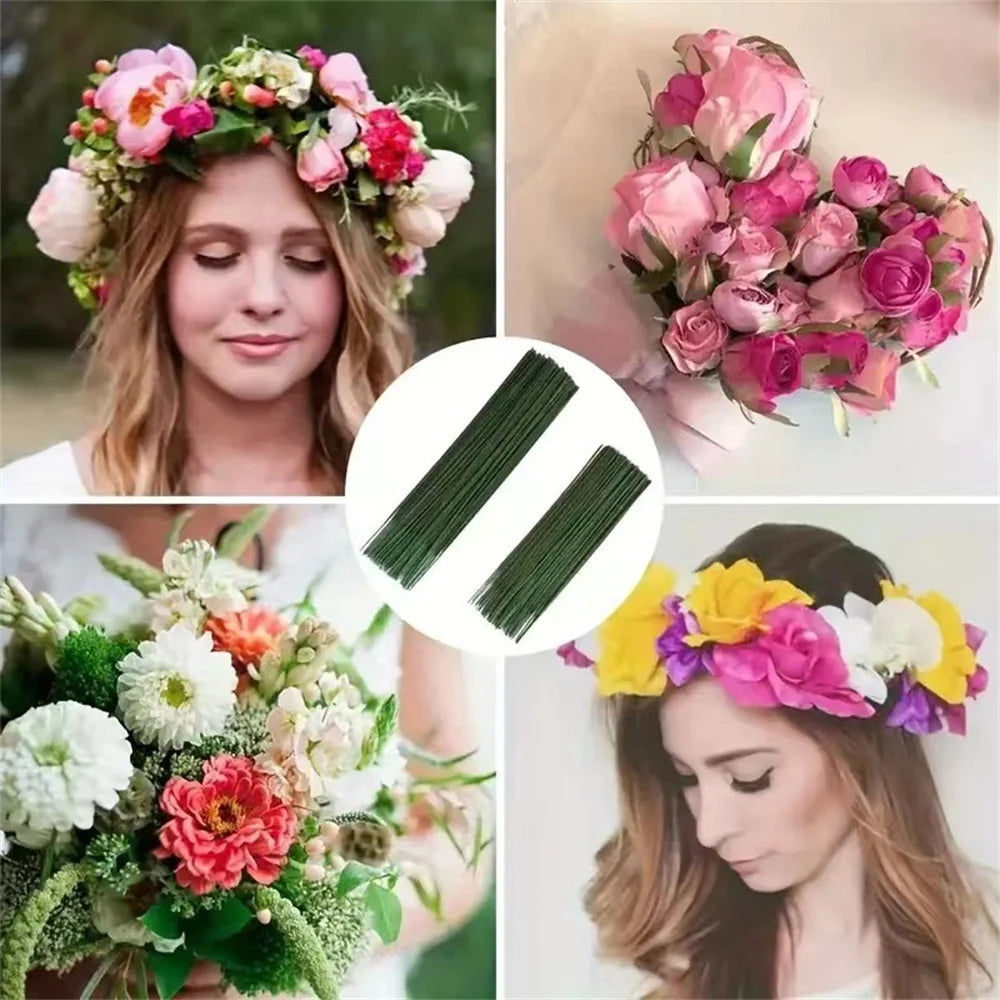 Floral Stem Wire and Tape – DIY Handmade Material for Bouquet Arranging