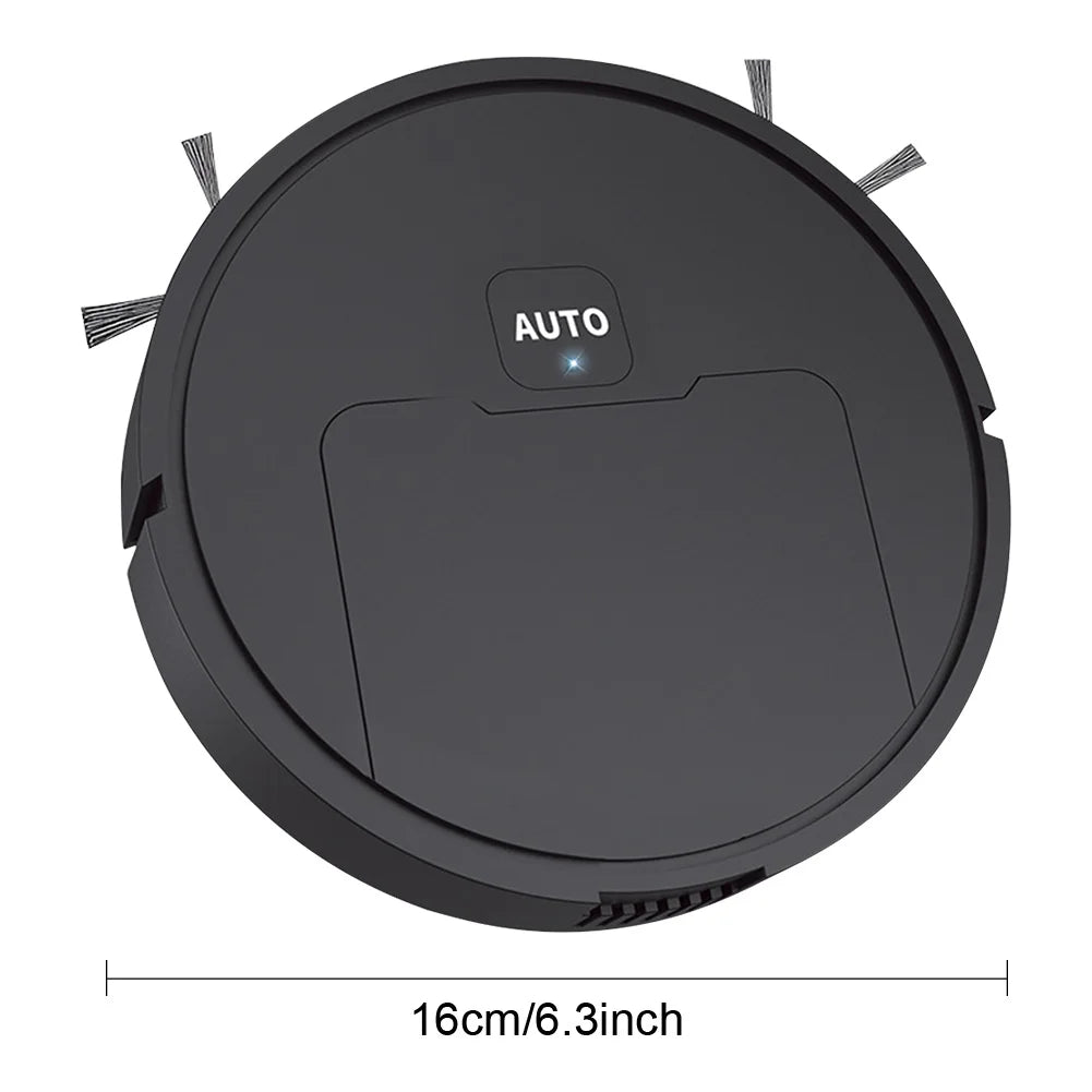 3-in-1 Robot Vacuum Mop – USB Rechargeable Cleaner for Home Pet Hair