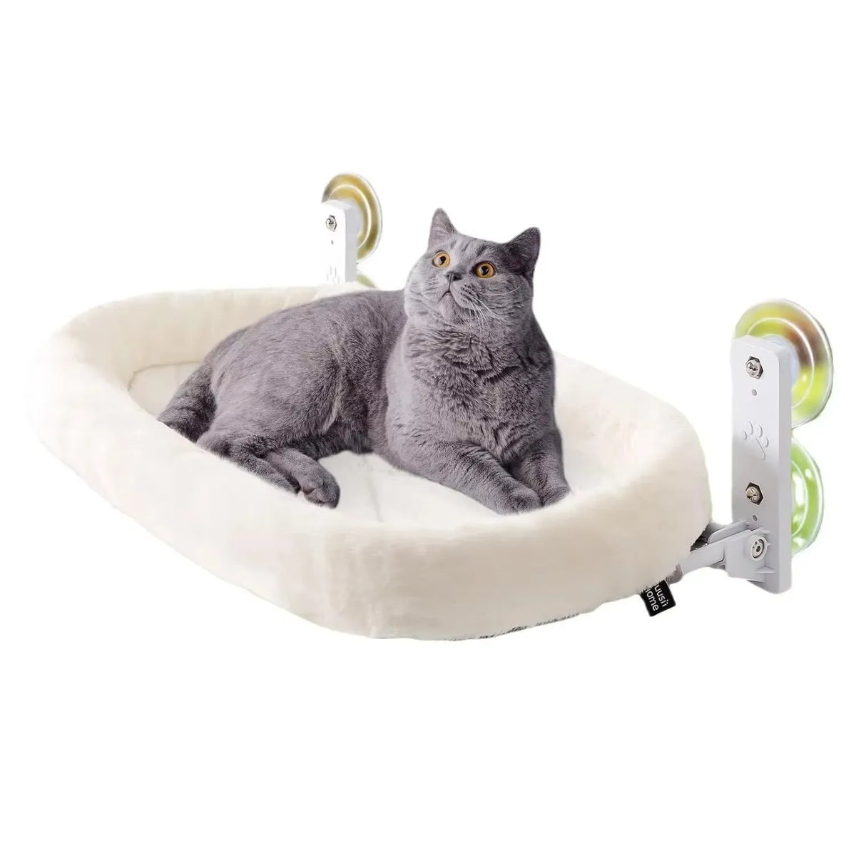 Cat Window Hammock – Suction Cup Sunbathing Seat for Indoor Cat Relaxation
