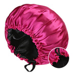 Silk Sleep Bonnet – Adjustable Double Layered Cap for Hair Protection
