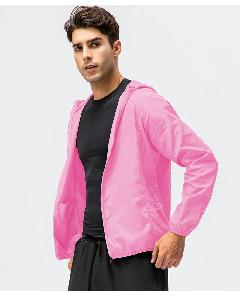 Waterproof Windbreaker Jacket – Sun Protection for Outdoor Hiking and Fishing
