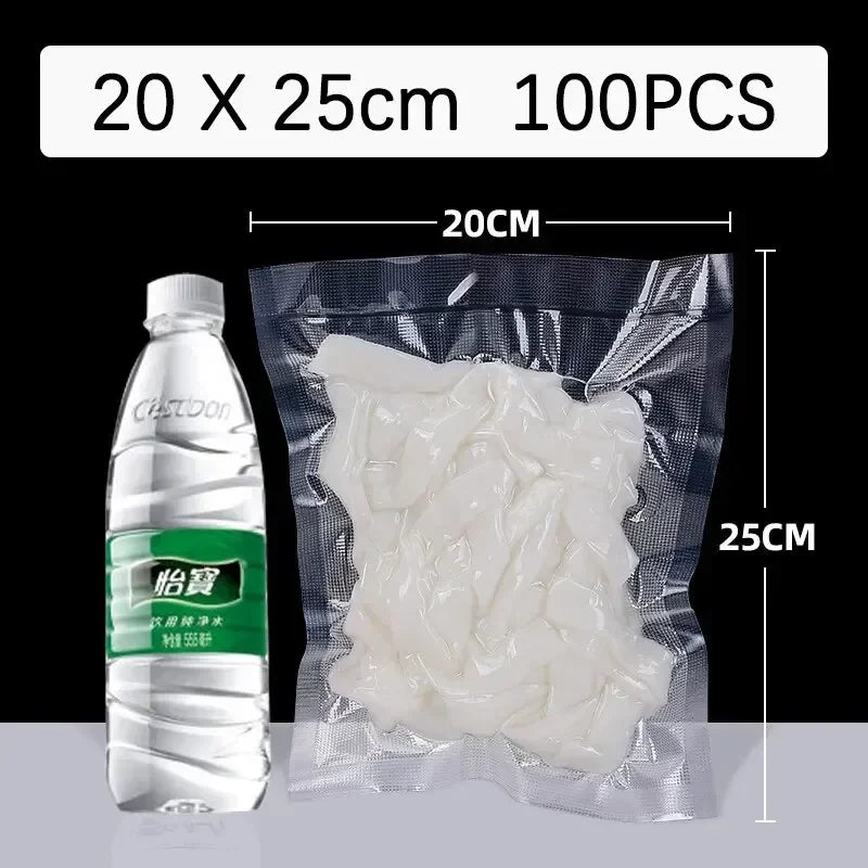 Heavy Duty Vacuum Sealer Bags – 100 Quart Size for Food Storage and Sous Vide