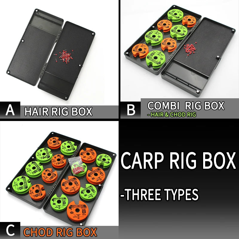 Carp Fishing Tackle Box – Multifunctional Organizer for End Rig Storage