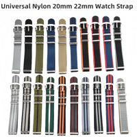 Nylon Watch Strap – 20mm 22mm Sport Band for Omega Seiko Rolex