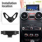 Gravity Air Vent Phone Holder – Adjustable GPS Mount for Audi A1 2011-2019