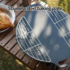 Stainless Steel Barbecue Steam Rack – Anti-Scorching Grill for Outdoor Camping