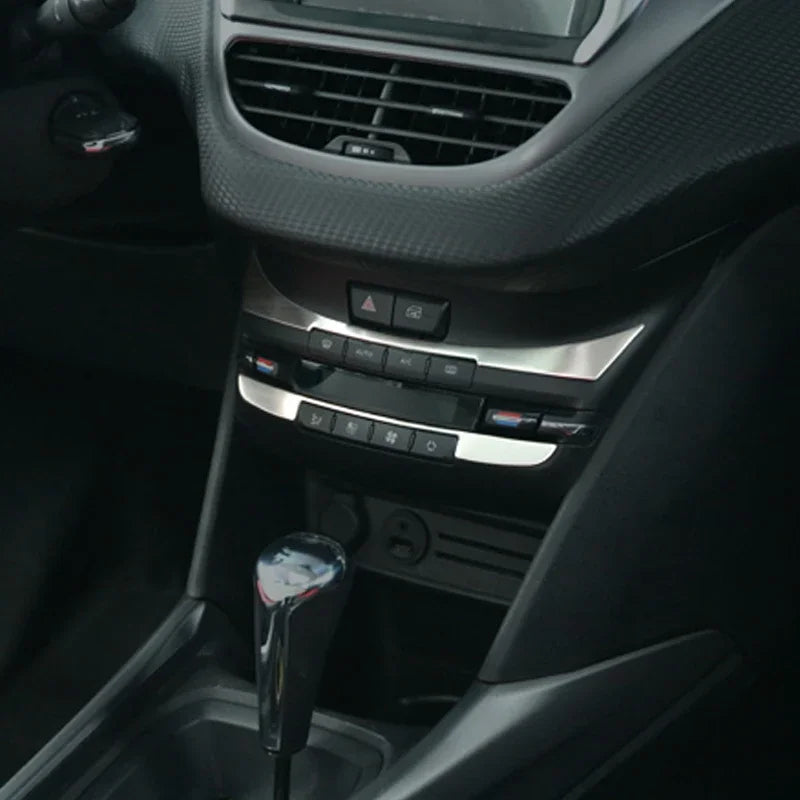 AC Control Panel Sequins – Interior Trim Stickers for Peugeot 208 2008