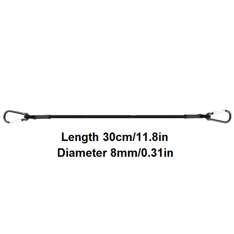 Elastic Bungee Cords with Hooks – Heavy Duty Tie Down for Car Roof Racks