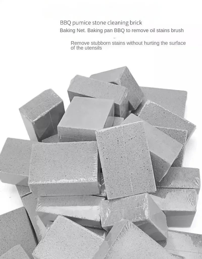 Pumice Cleaning Stone – Heavy Duty Foam Brick for Outdoor Grill Maintenance