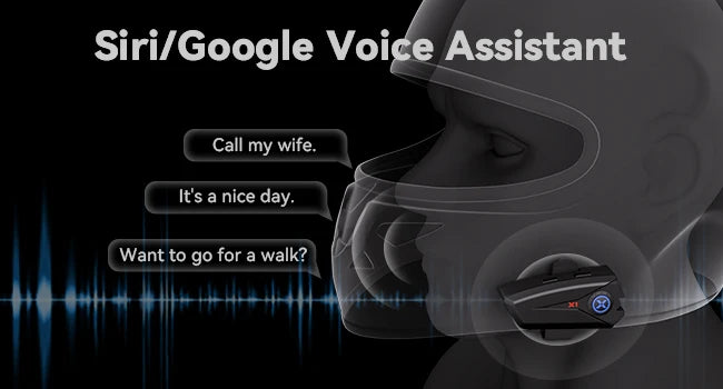Motorcycle Bluetooth Headset – Voice Control for Hands-Free Riding