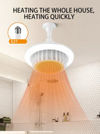 Electric Heater Ceiling Light – Remote Controlled Warm Air for Winter Home