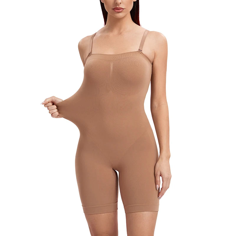 Strapless Shapewear Bodysuit – Tummy Control Body Shaper for Waist Training