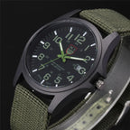 XINEW Nylon Band Quartz Watch – Military Casual Wristwatch for Men