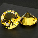 Crystal Diamond Paperweight – Giant Cut Glass Gem for Office Decor Gifts