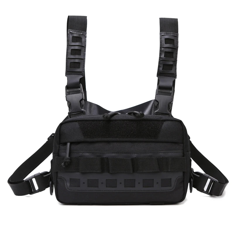 Camo Fishing Tackle Chest Bag – Utility Vest Pack for Outdoor Hunting
