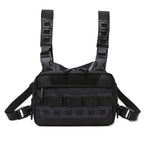 Camo Fishing Tackle Chest Bag – Utility Vest Pack for Outdoor Hunting