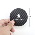 Silicone Car Cup Coasters – Non-Slip Waterproof Interior Pads for Peugeot
