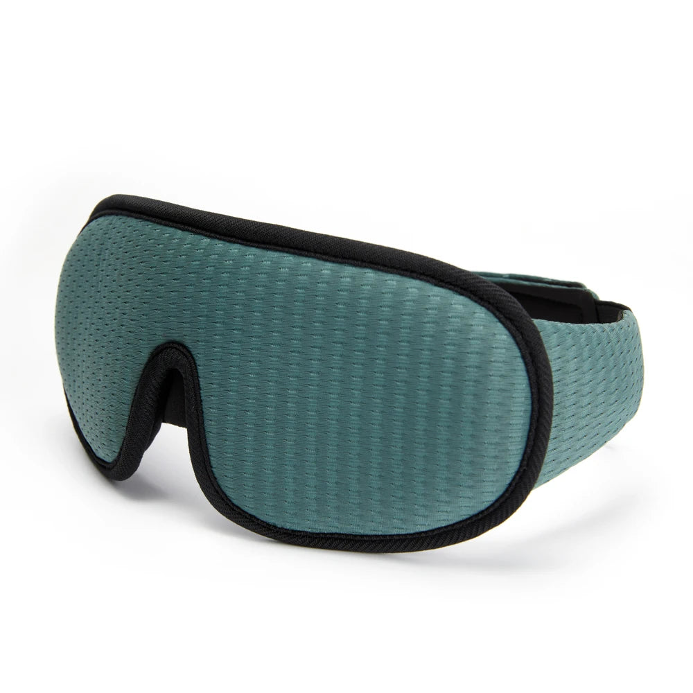 Soft 3D Contoured Eye Mask – Breathable Light Blocking for Travel Sleeping