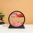 3D Moving Sand Art Frame – Dynamic Liquid Hourglass for Office Home Decor