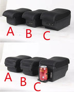 Center Console Armrest Box – Storage Organizer for Peugeot 208 2012-2018