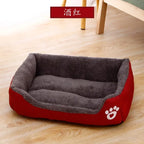 Large Square Dog Bed – Warm Soft Nest for Small Medium and Large Pets