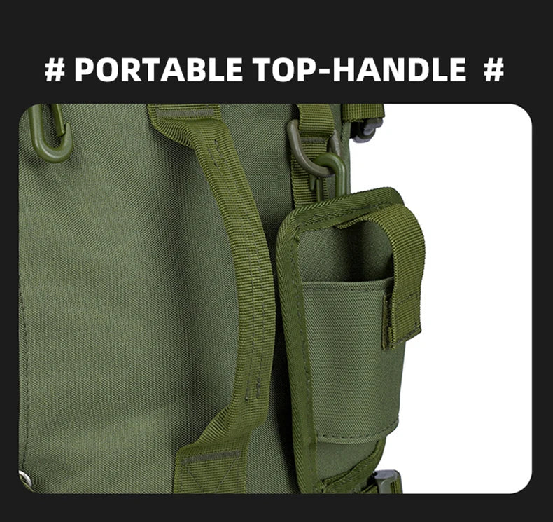 Tactical Fishing Tackle Backpack – Large Storage for Outdoor Hiking Travel