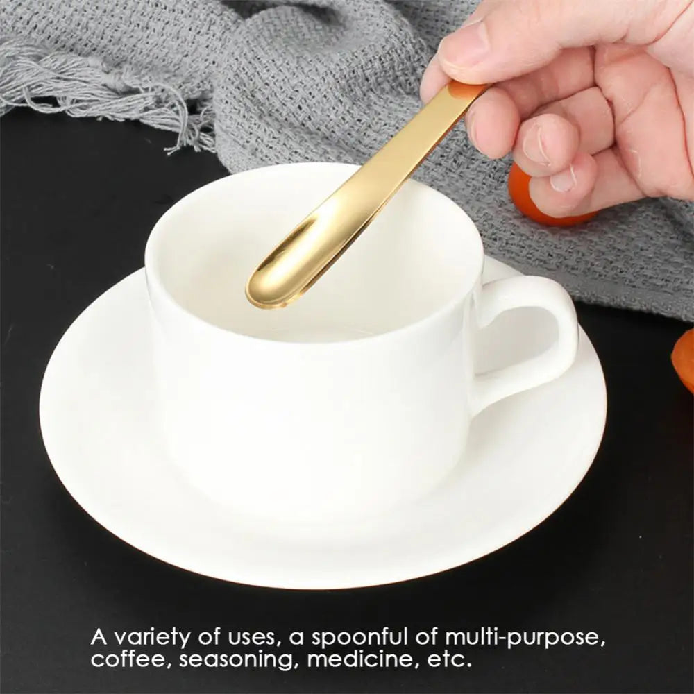 Stainless Steel Espresso Spoons – Small Demitasse Silverware for Coffee Shops