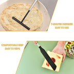 Stainless Steel Crepe Spreader and Spatula Kit – Cooking Tools for Pancakes