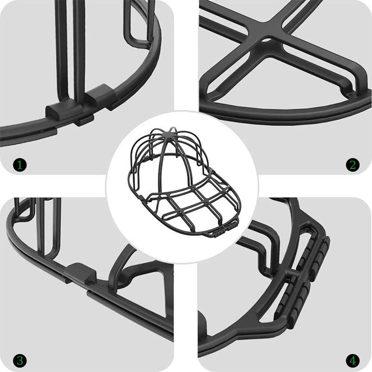 Hat Washer Cage – Anti-Deformation Protection Frame for Laundry Care