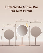 Adjustable LED Makeup Mirror – Metal Desktop Vanity Light for Daily Beauty