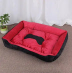 Large Square Dog Bed – Warm Soft Nest for Small Medium and Large Pets